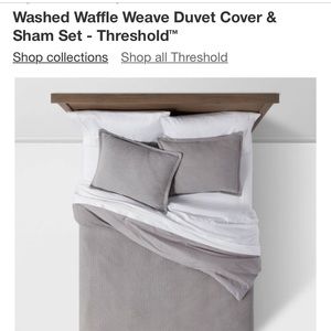 Full/queen Grey duvet set from target